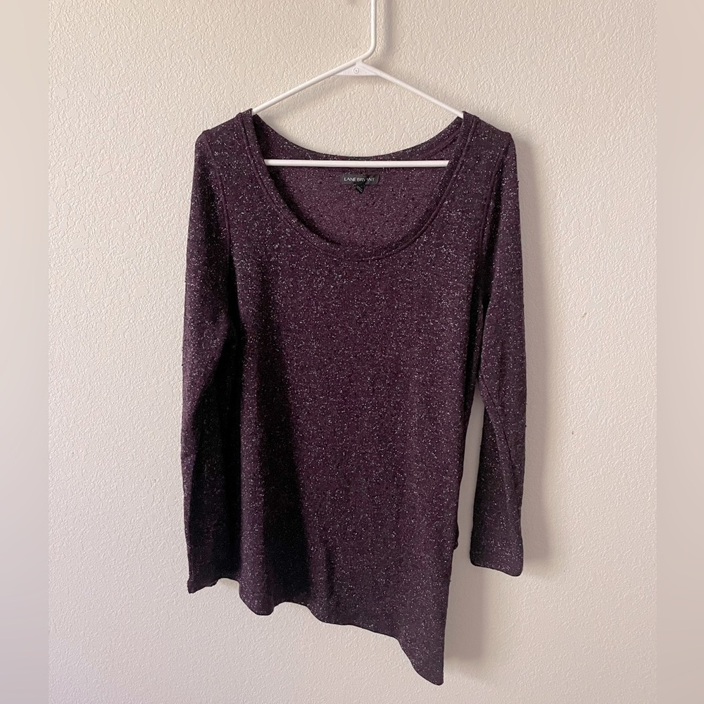 Lane Bryant purple sweater